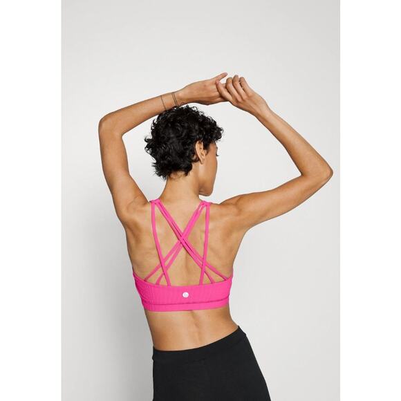 Cotton On Body Strappy Sports Crop Neon Orchid Womens Size XS - Picture 1 of 8